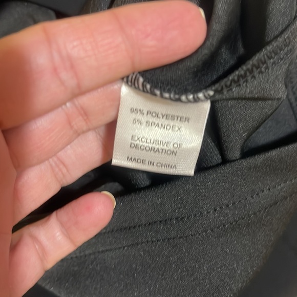 BN without  Tags small dressy pant suit with overlay - Picture 4 of 6